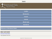 Tablet Screenshot of brentwoodoaks.org